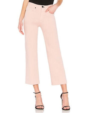 Rag & Bone Women's 26 Ankle Justine Wide Leg in Blush High Waisted Feminine NWT
